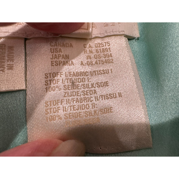 Vintage 80s Escada Womens Vest Silk Size 34 Elephant Print Margaretha Blue Black - Picture 11 of 13